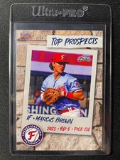 2023 Fredericksburg Nationals Marcus Brown Top Prospects 1,000 MADE!!!