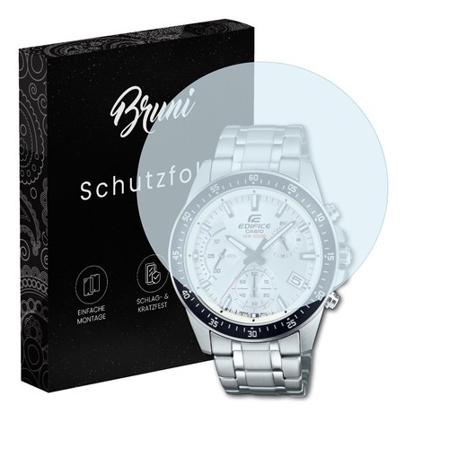 Bruni 2x Folie für Casio EFV-540D-7AVUEF Schutzfolie Displayschutzfolie - 第 1/8 張圖片