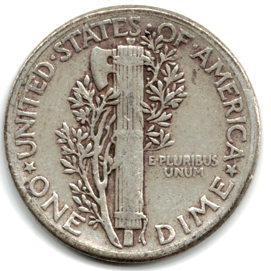 1944 MERCURY DIME in FINE condition ~ PLEASE SEE THE SCAN