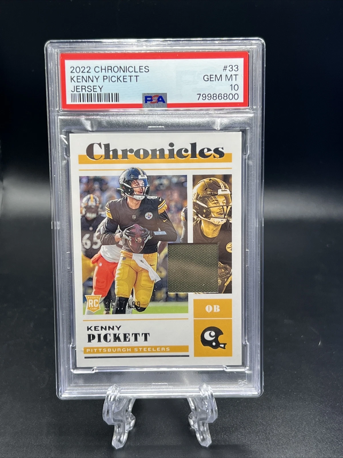 Kenny Pickett Panini Chronicles #33 Jersey