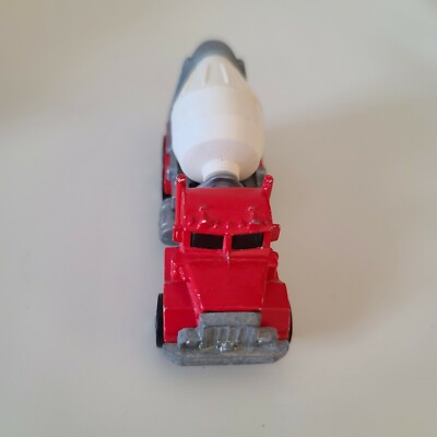 Hot Wheels Peterbilt Camion Bétonnière Rouge - 1979 - Miniature Chantier - Occasion
