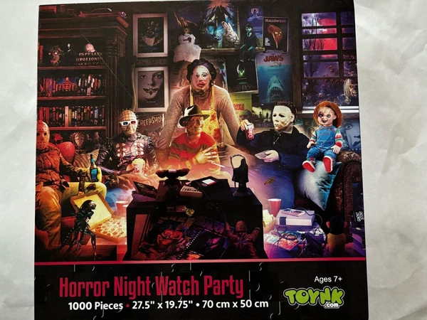 Horror Night Watch Party 1000 Pieces Puzzle.