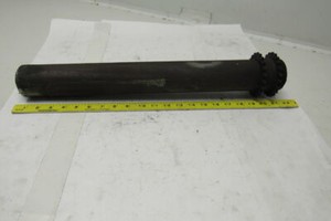 Chain Driven Double Sprocket Pallet Conveyor Roller 2-1/2"x21"BF 11/16" Hex