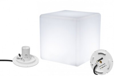 7even Design Cube-Leuchte 30 x 30 x 30cm mit E-27 Fassung und 220V Anschluss / I