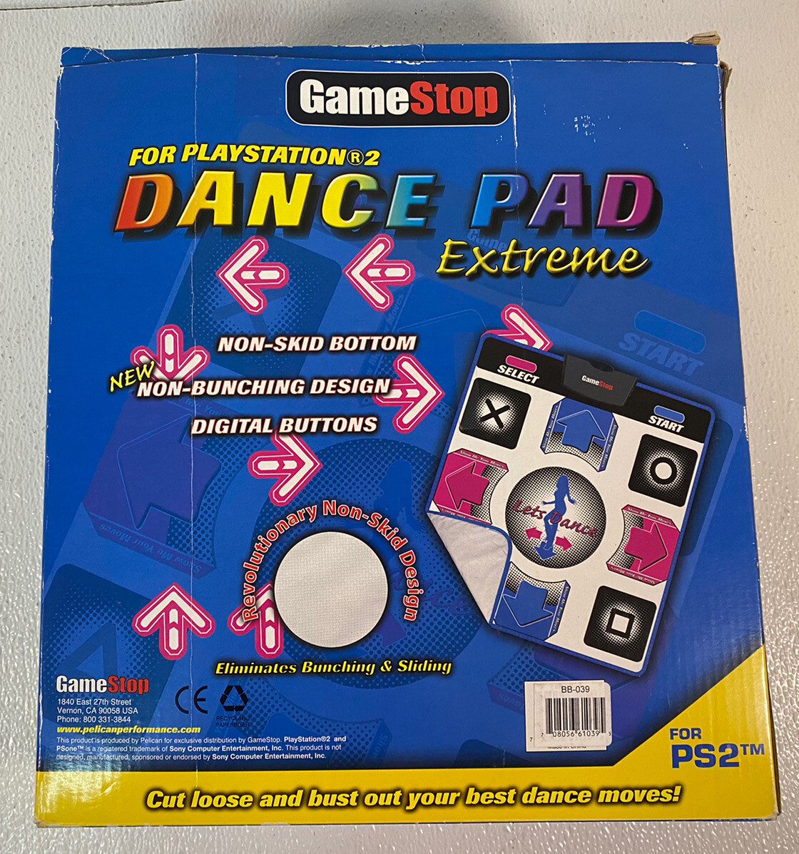 GameStop Dance Pad Extreme Mat For PS2 W/Dance Dance Revolution Extreme 2 Game eBay