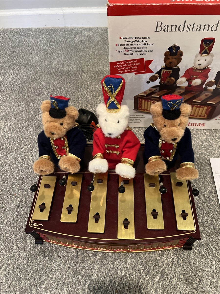 MR CHRISTMAS BANDSTAND BEARS, HOLIDAY XYLOPHONE, BRASS KEYS | eBay