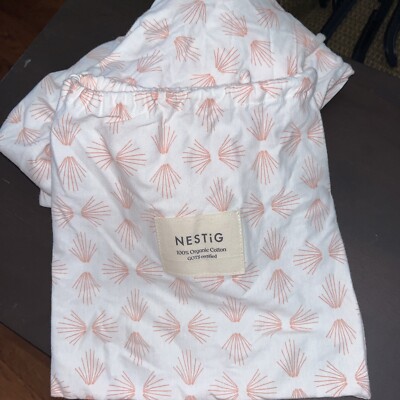 Nestig 100% Organic Cotton Crib Fitted Sheet 28 X 52 In