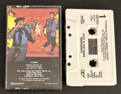 Kool & The Gang Emergency Cassette Tape Fresh Misled Cherish Surrender Bad Woman