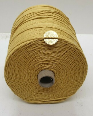 Wolle NaturGarn Stricken &häkeln |Kone 100% baumwolle gelb gold  2,7kg bw109
