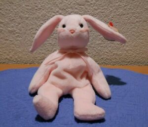 Pink for sale online Ty 4117 Beanie Babies Hoppity Rabbit