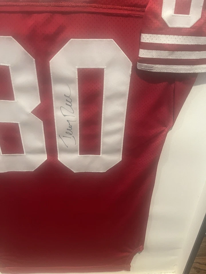 Camiseta firmada/autografiada por Jerry Rice 1994 San Fran 49ers Foto 2 de 4