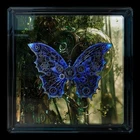 ✨️Ultra Rare✨️ #124/199 UV Reactive 2oz Silver Steampunk Butterfly