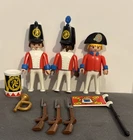 Playmobil Redcoat Royal Harbour Guards x3 (3544) Vintage 1974 Incomplete