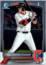 Nolan Schubart 2025 Bowman Draft Chrome #BDC-192 1st Bowman Cleveland Guardians