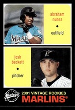 2002 Upper Deck Vintage - Abraham Nunez / Josh Beckett #215 Florida Marlins