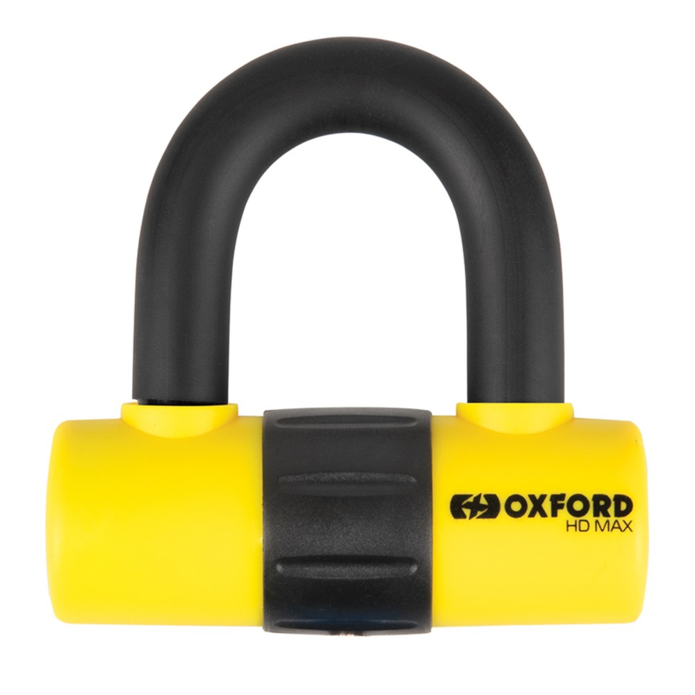 Free Shipping OXFORD HD Max Disk Lock 14mm Yellow Certified New