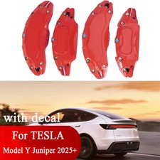 For 2026 Tesla Model Y Brake Caliper Covers For Yl Juniper 4pcs With Decals
