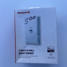 Honeywell Z-Wave Plus In-Wall Smart Dimmer ZW3004 Decorator White