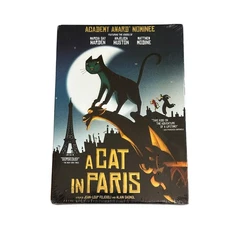 A Cat in Paris DVD 2012 Animated Noir Marcia Gay Harden Anjelica Huston