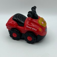 VTech Toot Toot Drivers Red Quad Bike ATV Toy Lights & Sounds Tested Working #G