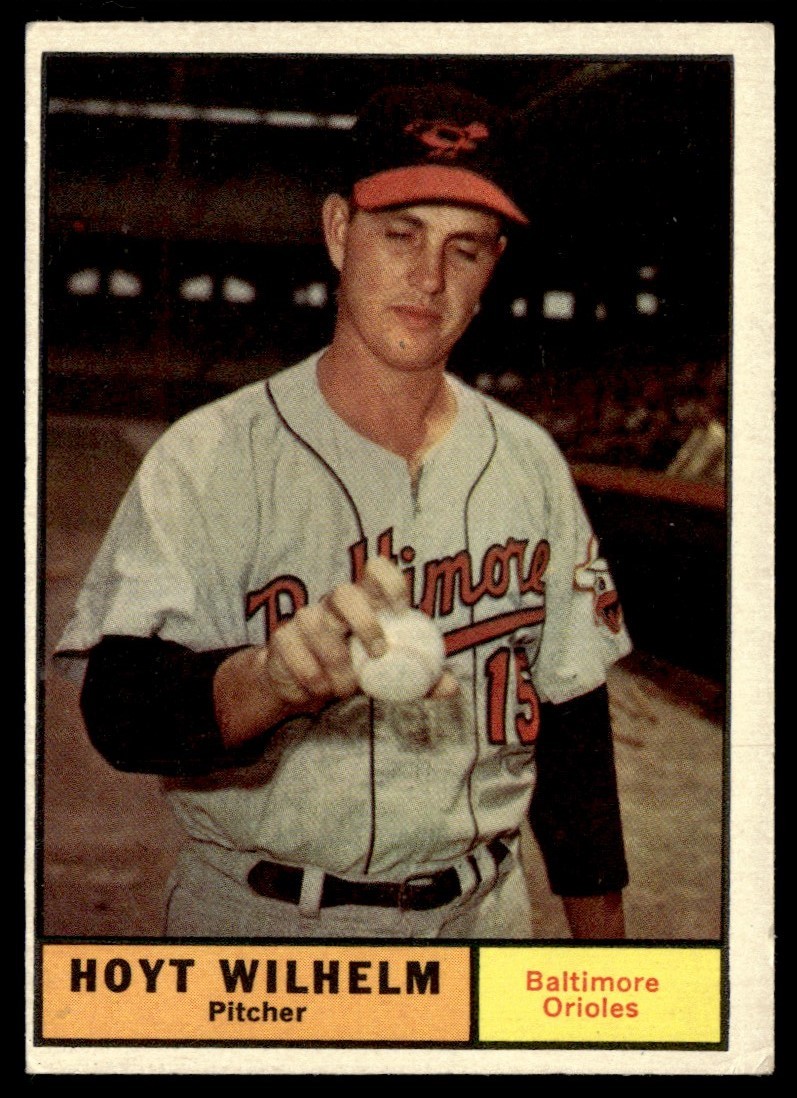 1961 Topps Hoyt Wilhelm Baltimore Orioles #545