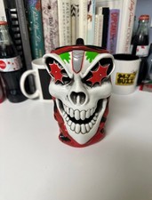 Monster Jam excavadora de tumbas camión ojo rojo calavera taza taza parca plástico grande