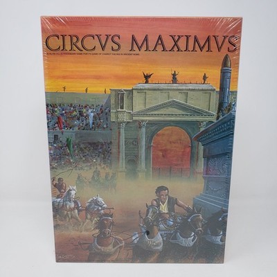 Vintage Avalon Hill CIRCVS MAXIMVS Chariot Racing Board Game NEW SEALED 1980