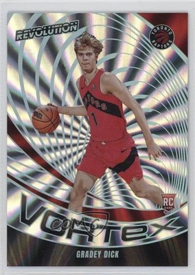 2023-24 Panini Revolution Vortex Sunburst 16/75 Gradey Dick #5 Rookie RC 0qc1