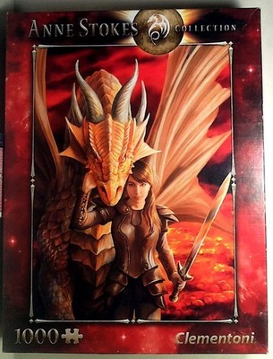 Inner Strength Anne Stokes Collection 1000 pc 19-2/3'' X 27-1/3'' Clementoni