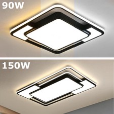 150W LED Deckenleuchte Design Wohnzimmer modern Deckenlampe mit Fernbedienung
