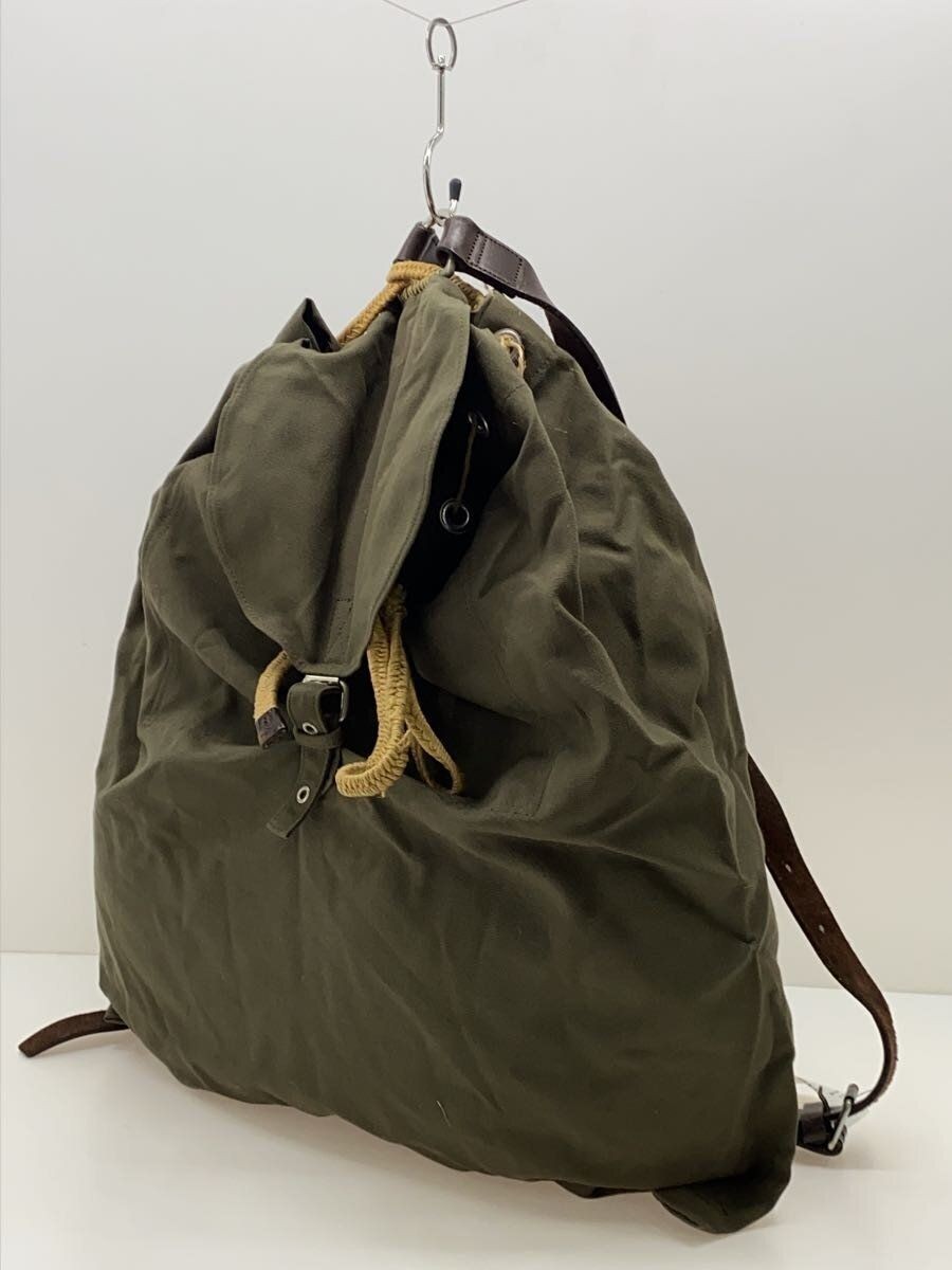 Used Helmut Lang Green Solid Canvas Rucksack Back… - image 2