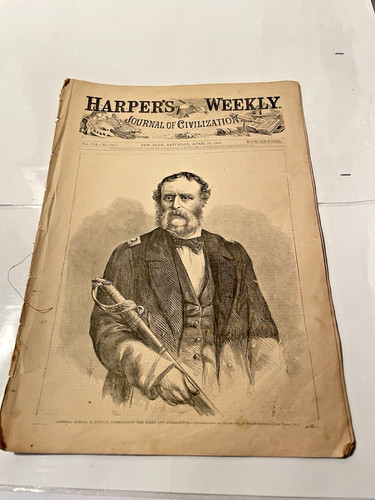 Harper's Weekly April 25, 1863 Civil War Vol VII No. 330 SUMTER, KEOKUK, DUPONT
