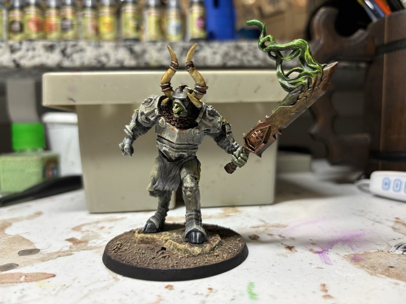 Warhammer 40K Age of Sigmar - Daemon Prince Painted Out Of Print Proxy Custom