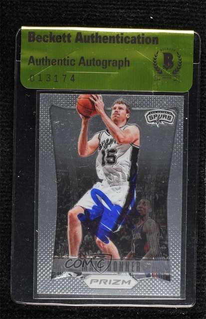 BAS 2012-13 Panini Prizm Matt Bonner #23 Authentic Auto ow6