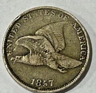 1857 Flying Eagle Cent-First Year of Small Cent