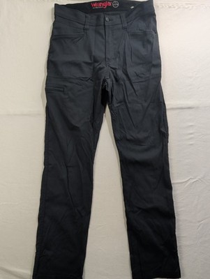 Wrangler ATG Cargo Zip Slim Fit Mens 32x33 Gray Stretch Hiking Pants Nylon