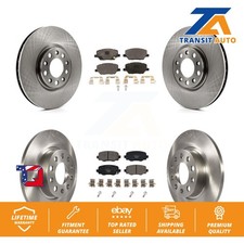 Front Rear Disc Brake Rotors And Ceramic Pads Kit For Jeep Renegade Fiat 500X