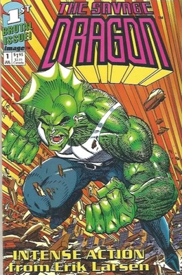 Savage Dragon Vol. 1 #1 Yellow (1992) Image Comics