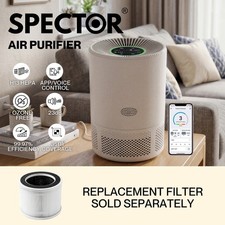 Spector Air Purifier HEPA APP Control Timer Filter Core 3-in-1 High-Efficiency
