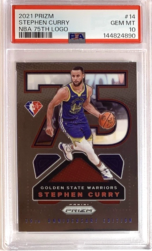 25+ Panini Stephen Curry 10 Graded Basketball Sports Trading Cards