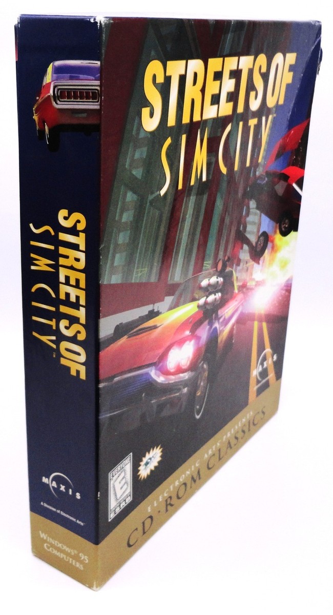 未開封 PCゲーム STREETS OF Sim City 日本語版 シムシティ Streets of SimCity PC CD-ROM Classics – Big Box Video Game – Maxis
