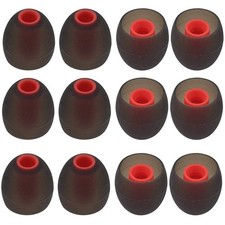 12PCS Silicone Replacement Ear Tips for In-Ear Headphones