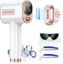 Laser Hair Removal Device Ice-Cooling Feature for Women Men