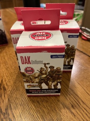 AK Interactive #AK17502 Quick Gen Set (3) DAK Uniforms