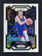 2023-24 Panini Prizm Basketball Nikola Jokic #17 White Wave Prizm Nuggets /38