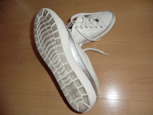 superschöne chice Lack-Leder-Sneaker Laufschuhe Caprice weiß Gr. 40-40,5 / 6,5 - Bild 5 von 5