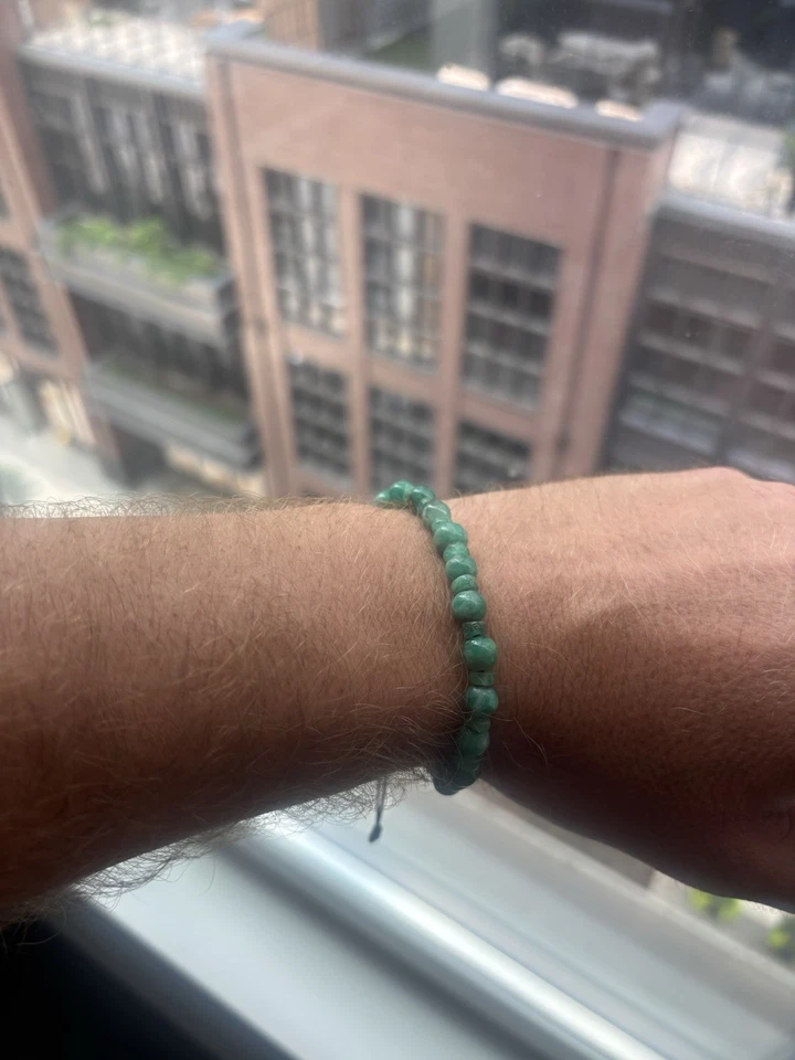 Pulsera Hombre Esmeralda Muzo Colombiana 40+ Quilates Foto 3 de 3