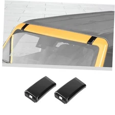  Top of The Roof Windshield Roof Rack Mounting Point Cover Trim Fit for Black