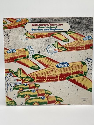 ROD STEWART FACES LIVE COAST TO COAST OVERTURE AND BEGINNERS 12'' LP VG+ VINYL