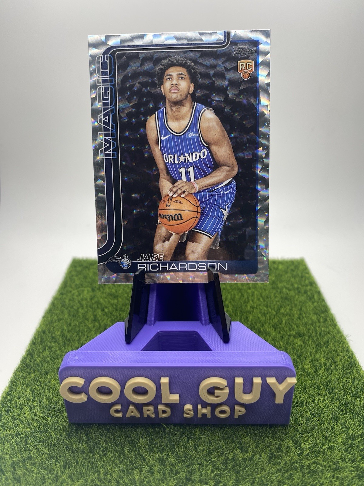 2025-26 Topps Jase Richardson Diamante Parallel Rookie Card #225 - Magic